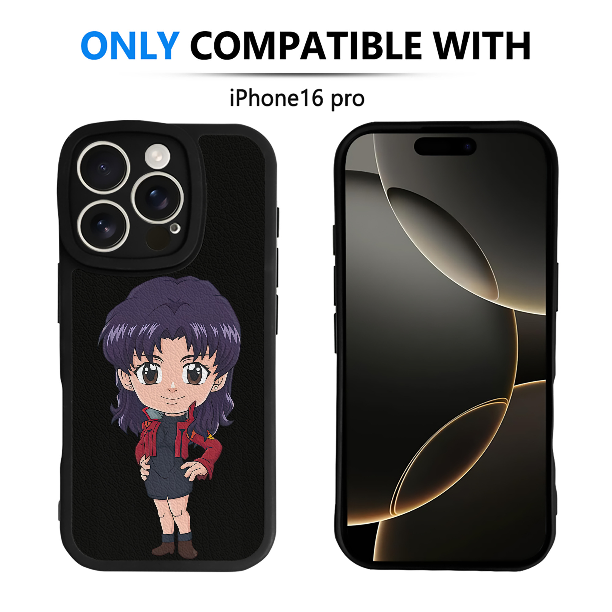 （画像用） EVA 新世紀エヴァンゲリオン 【iPhone 16シリーズ対応】シリコンスマホケース（レザー調） 材質：シリコン